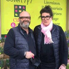 Stéphanie & Sylvain - Gérants de la boutique Le Jardin des Fleurs à Rennes