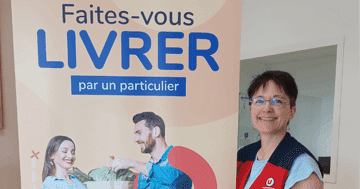 Laëtitia Viain, responsable drive Super U Belleville-sur-vie