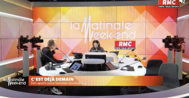 Chronique sur Shopopop dans la matinale sur RMC radio