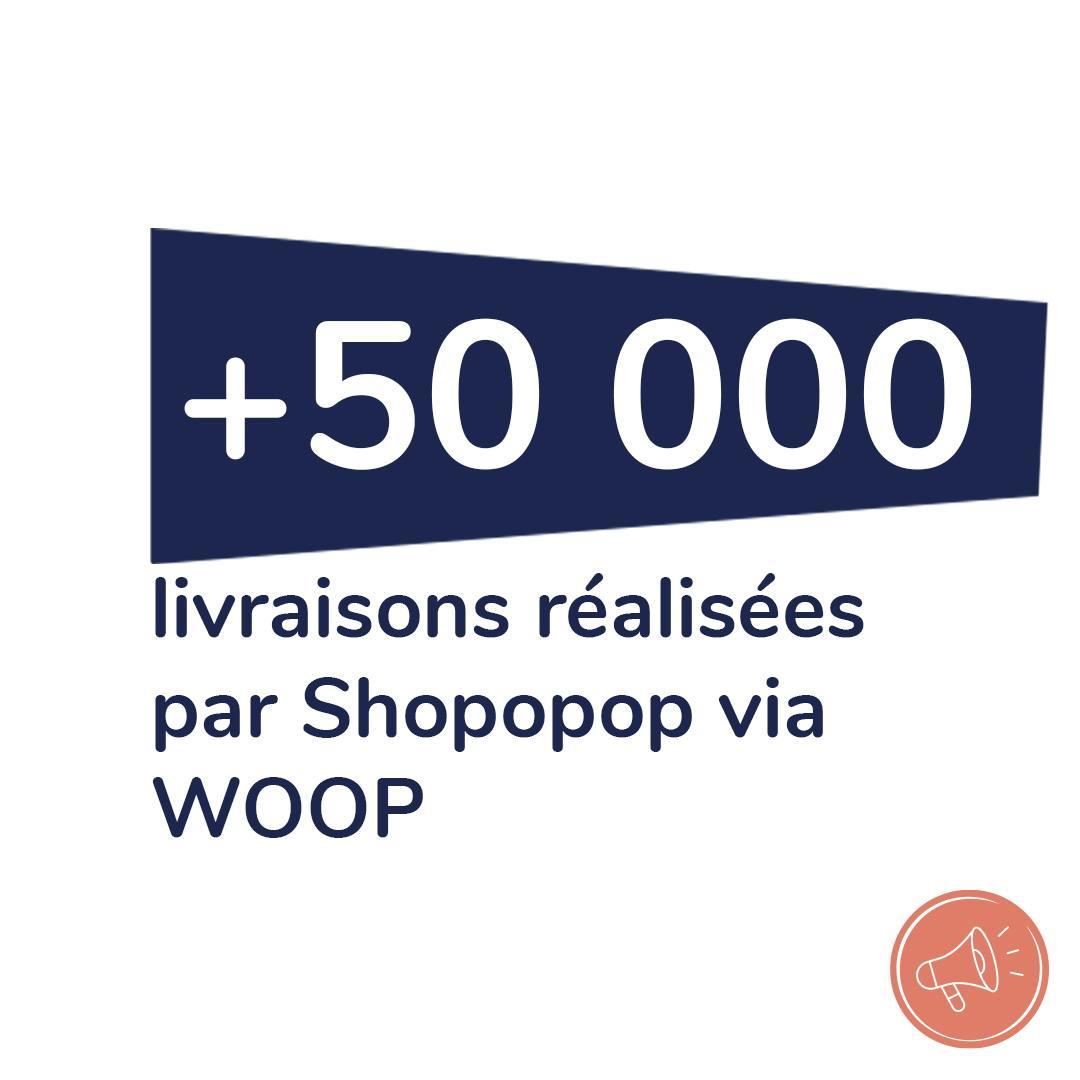 Livraisons réalisées par Shopopop